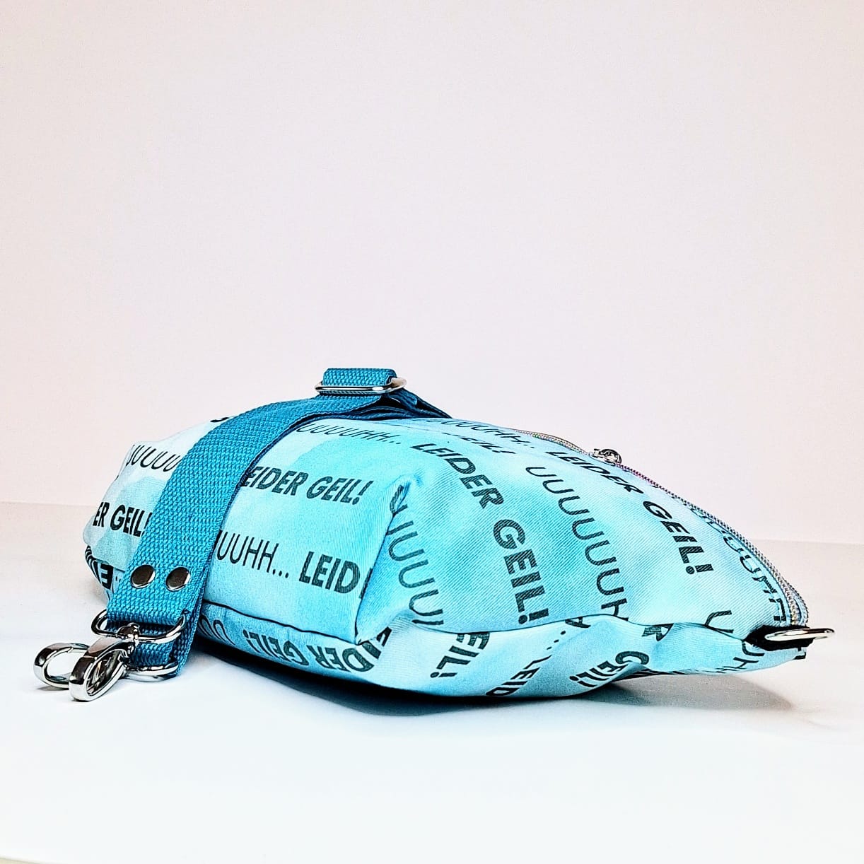 Bauchtasche-Big LEIDER GEIL – Türkis