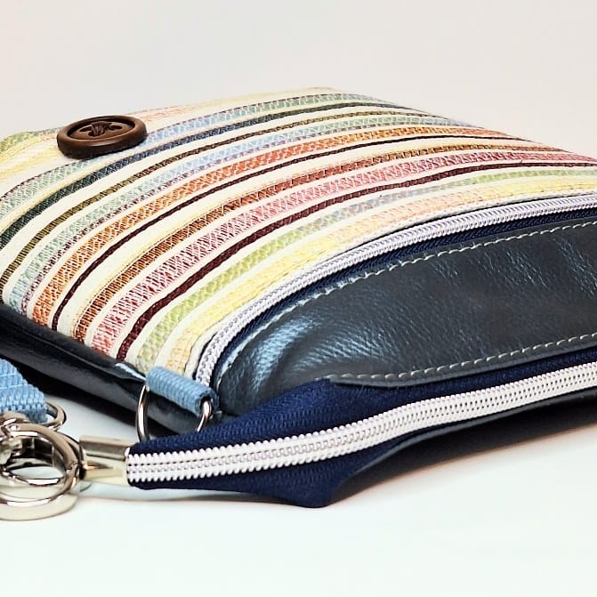 Tasche "Knopf & Streifen"