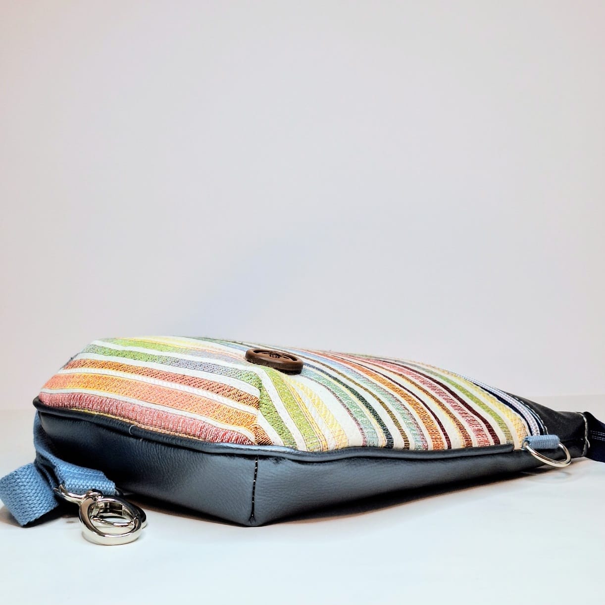 Tasche "Knopf & Streifen"