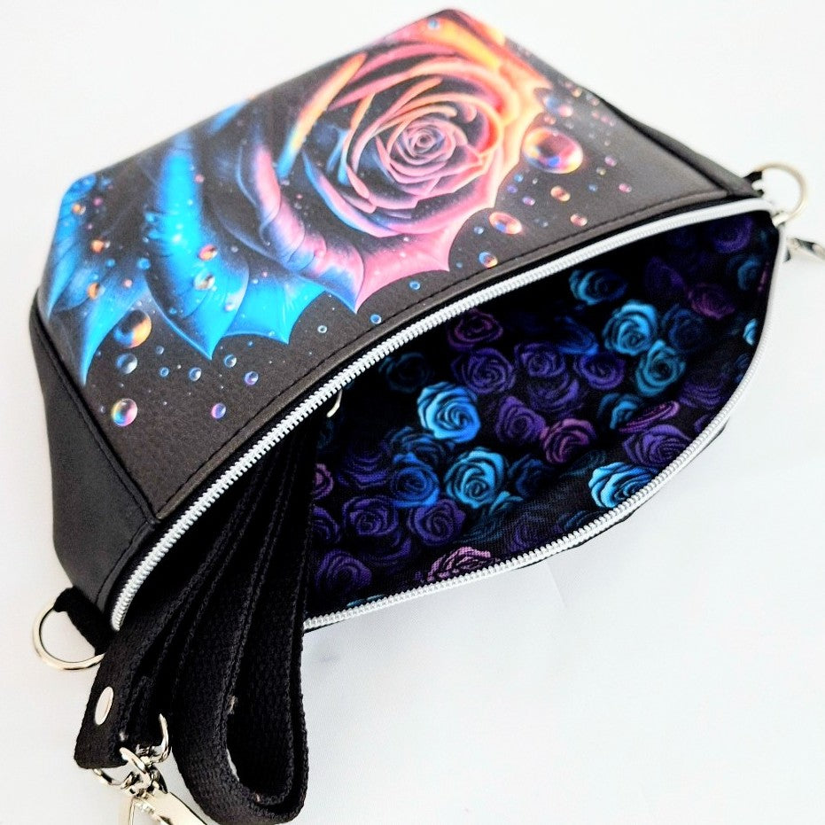 Bodybag Damen, Crossbody Tasche, Umhängetasche, kleine Schultertasche, Tasche aus Kunstleder, handgemachte Tasche, Alltagstasche, Freizeittasche, kompakte Tasche, Crossbody Bag Damen.