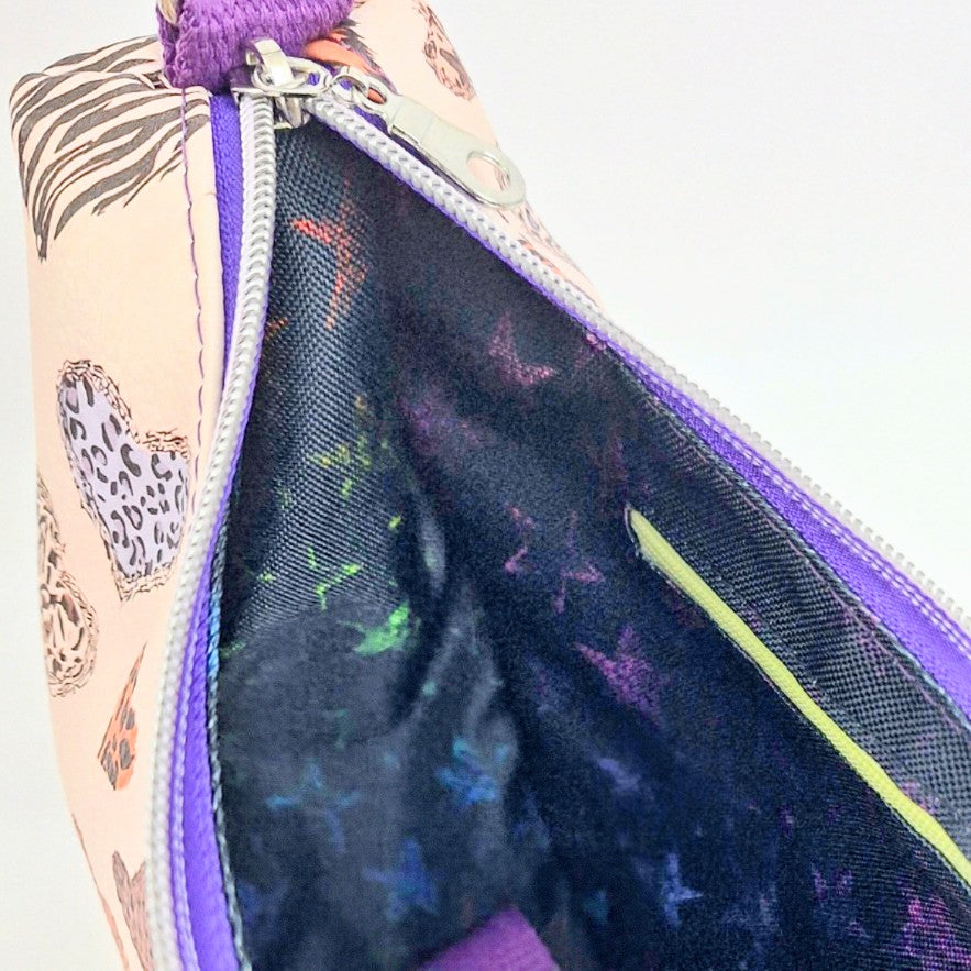 Handgemachte Umhängetasche | Schultertasche mit verstellbarem Gurt