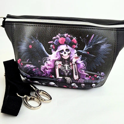 Bodybag Damen, Crossbody Tasche, Umhängetasche, kleine Schultertasche, Tasche aus Kunstleder, handgemachte Tasche, Alltagstasche, Freizeittasche, kompakte Tasche, Crossbody Bag Damen.