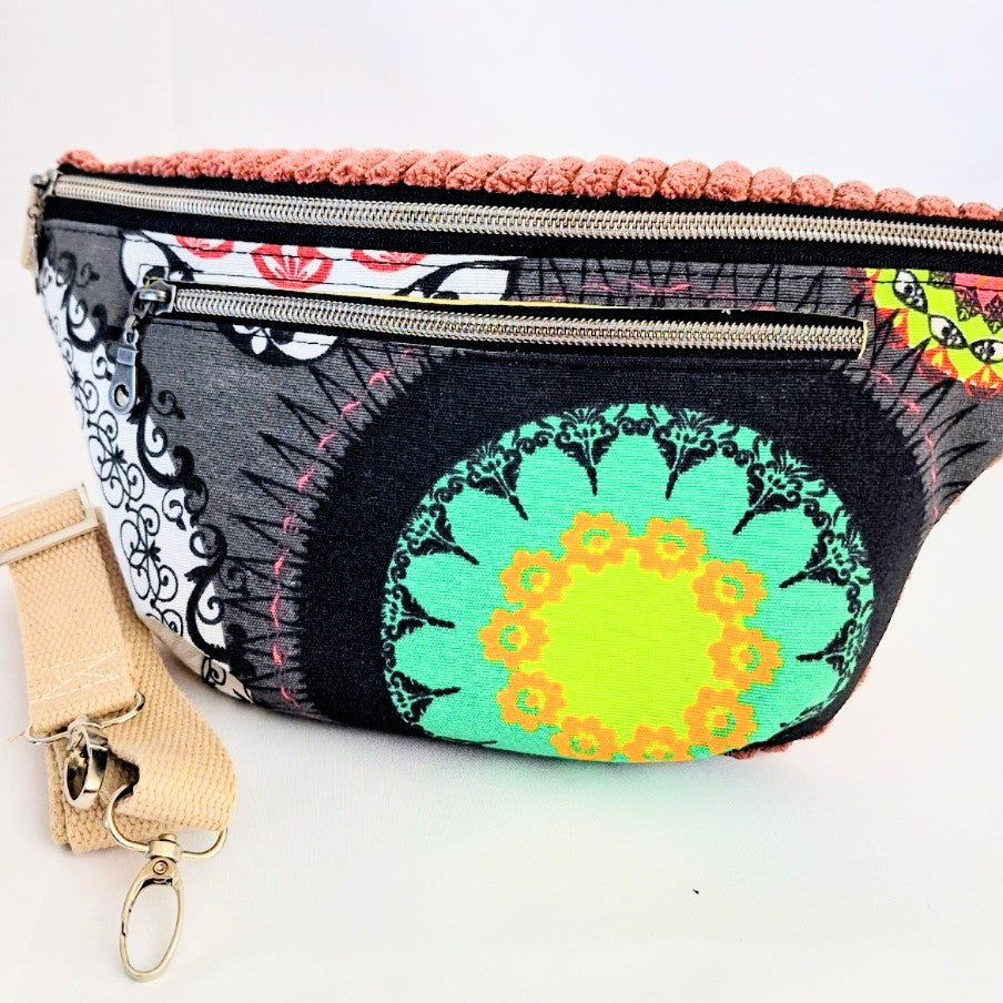 Bodybag Damen, Crossbody Tasche, Umhängetasche, Cordtasche, Baumwolltasche