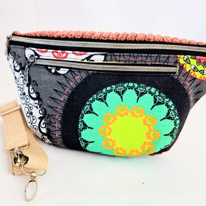 Bodybag Damen, Crossbody Tasche, Umhängetasche, Cordtasche, Baumwolltasche