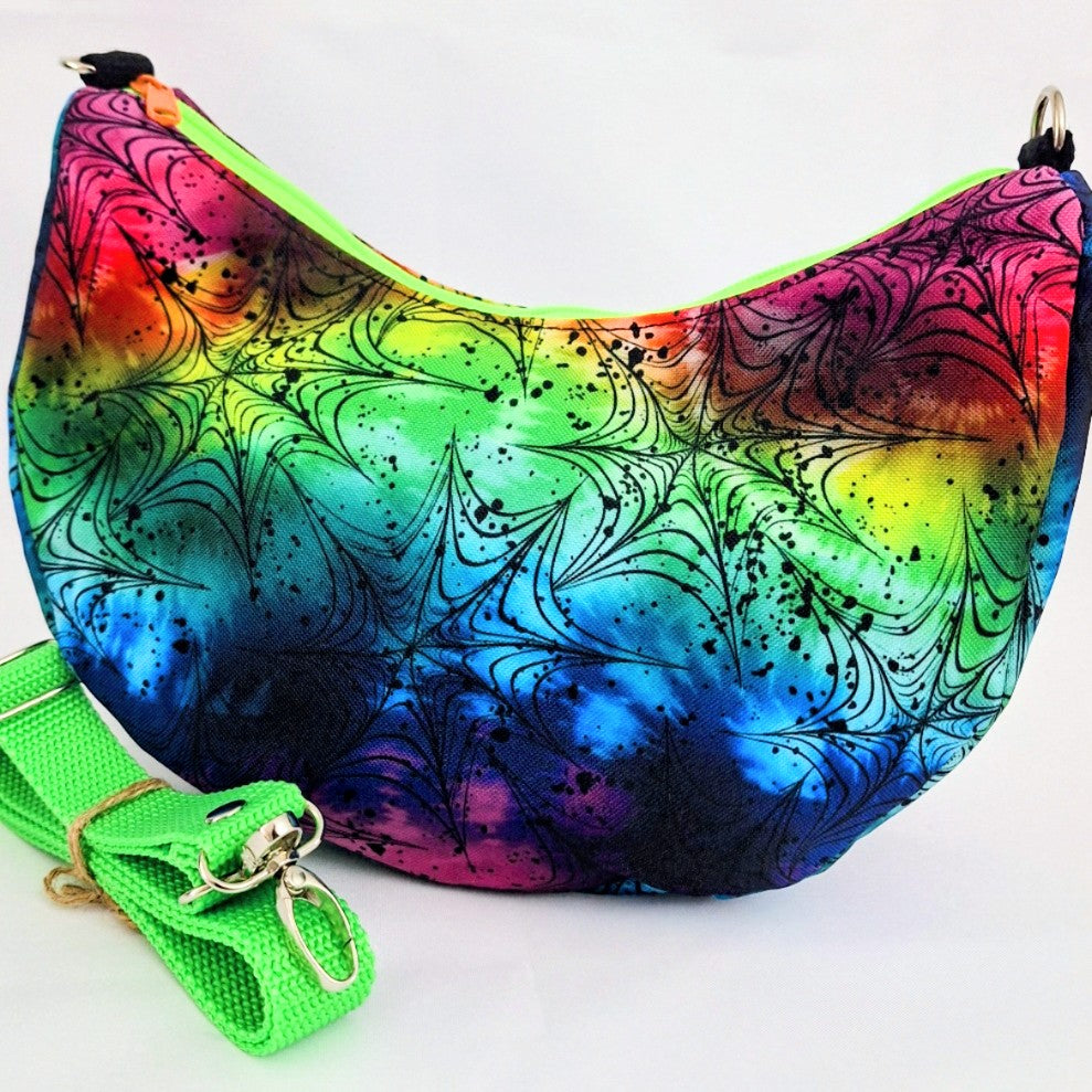 Handgemachte Umhängetasche | Schultertasche mit verstellbarem Gurt