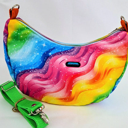 Handgemachte Umhängetasche | Schultertasche mit verstellbarem Gurt