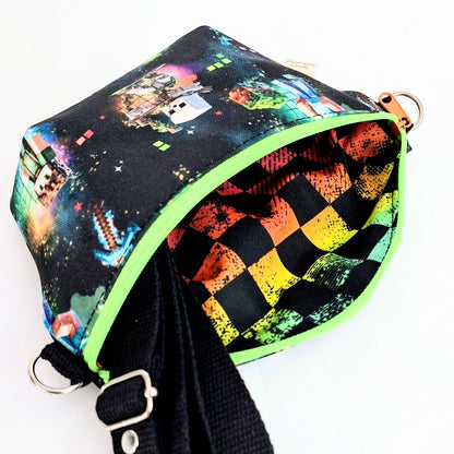 Bodybag Kinder, Crossbody Tasche, Umhängetasche, kleine Schultertasche, Tasche aus Kunstleder, handgemachte Tasche, Alltagstasche, Freizeittasche, kompakte Tasche, Crossbody Bag Damen.