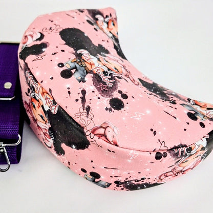 Handgemachte Umhängetasche | Schultertasche mit verstellbarem Gurt