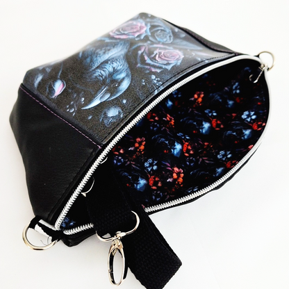 Bodybag Damen, Crossbody Tasche, Umhängetasche, kleine Schultertasche, Tasche aus Kunstleder, handgemachte Tasche, Alltagstasche, Freizeittasche, kompakte Tasche, Crossbody Bag Damen.