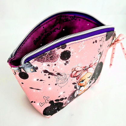 Kosmetiktasche, Kulturtasche, Schminktasche oder Krimskrams-Tasche
