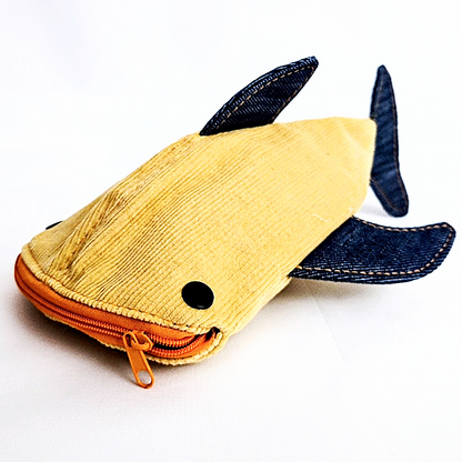 Walhai Stiftetasche, Aufbewahrungstasche, Schlampermäppchen