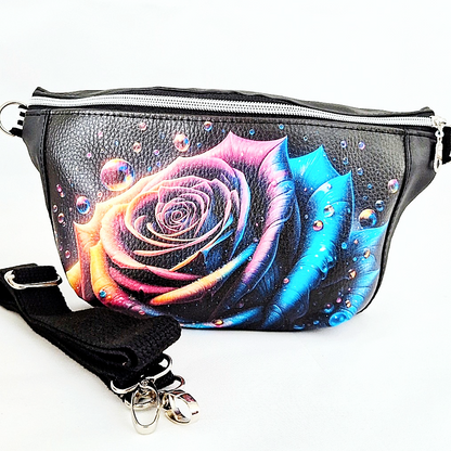 Bodybag Damen, Crossbody Tasche, Umhängetasche, kleine Schultertasche, Tasche aus Kunstleder, handgemachte Tasche, Alltagstasche, Freizeittasche, kompakte Tasche, Crossbody Bag Damen.
